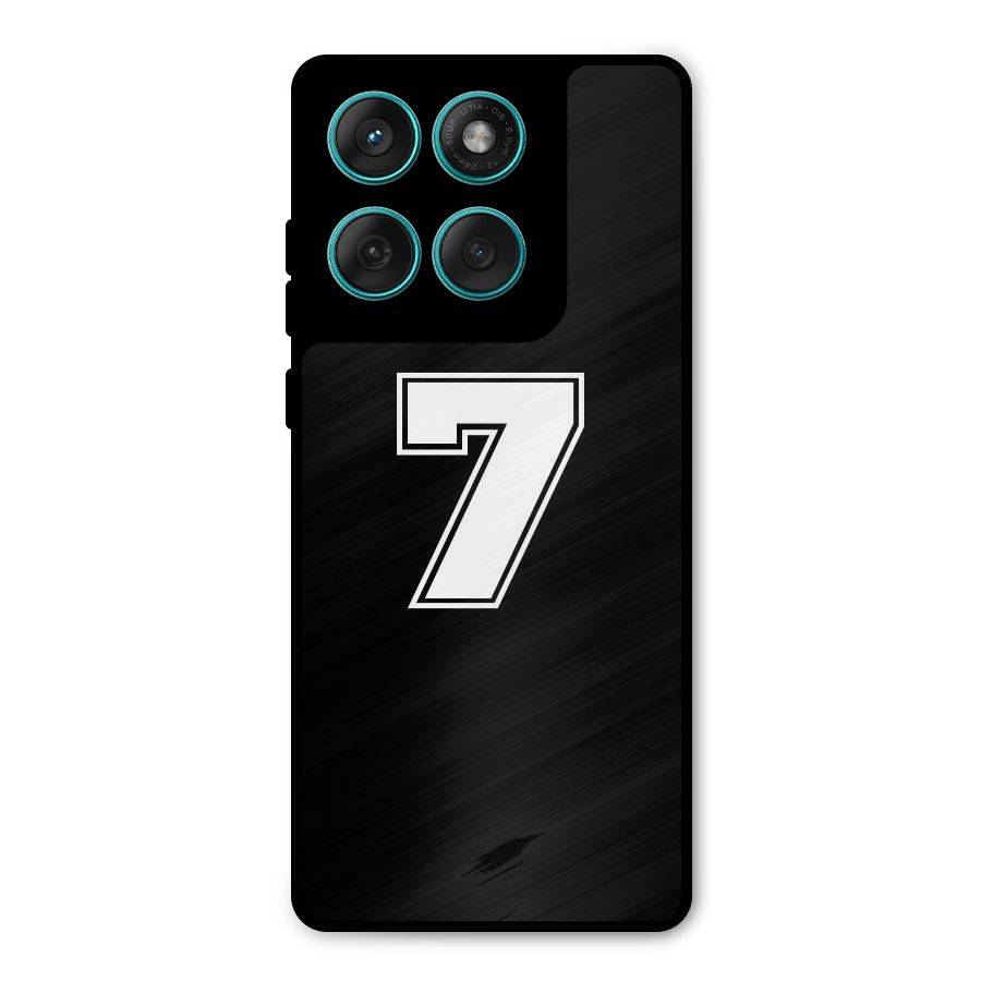 Number 7 Metal Back Case for Motorola Edge 60 Fusion