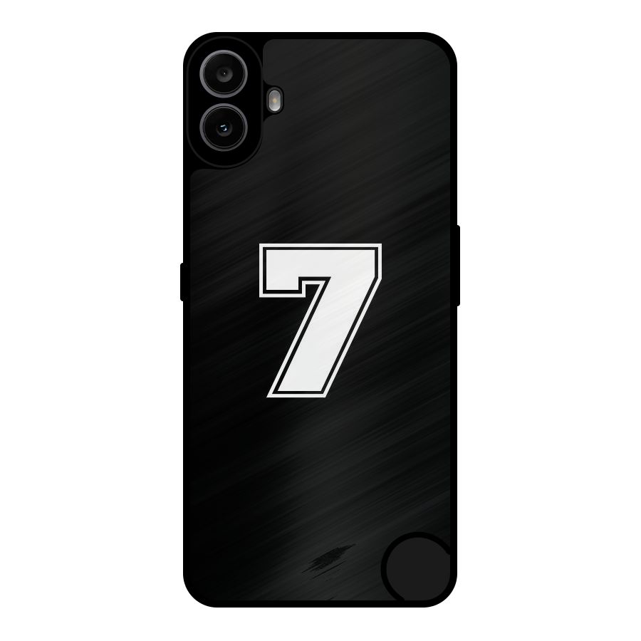Number 7 Metal Back Case for Nothing CMF Phone 1