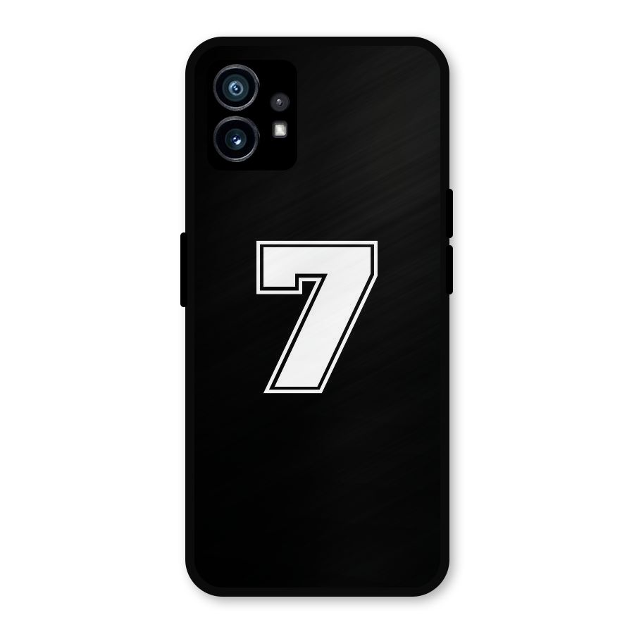 Number 7 Metal Back Case for Nothing Phone 1