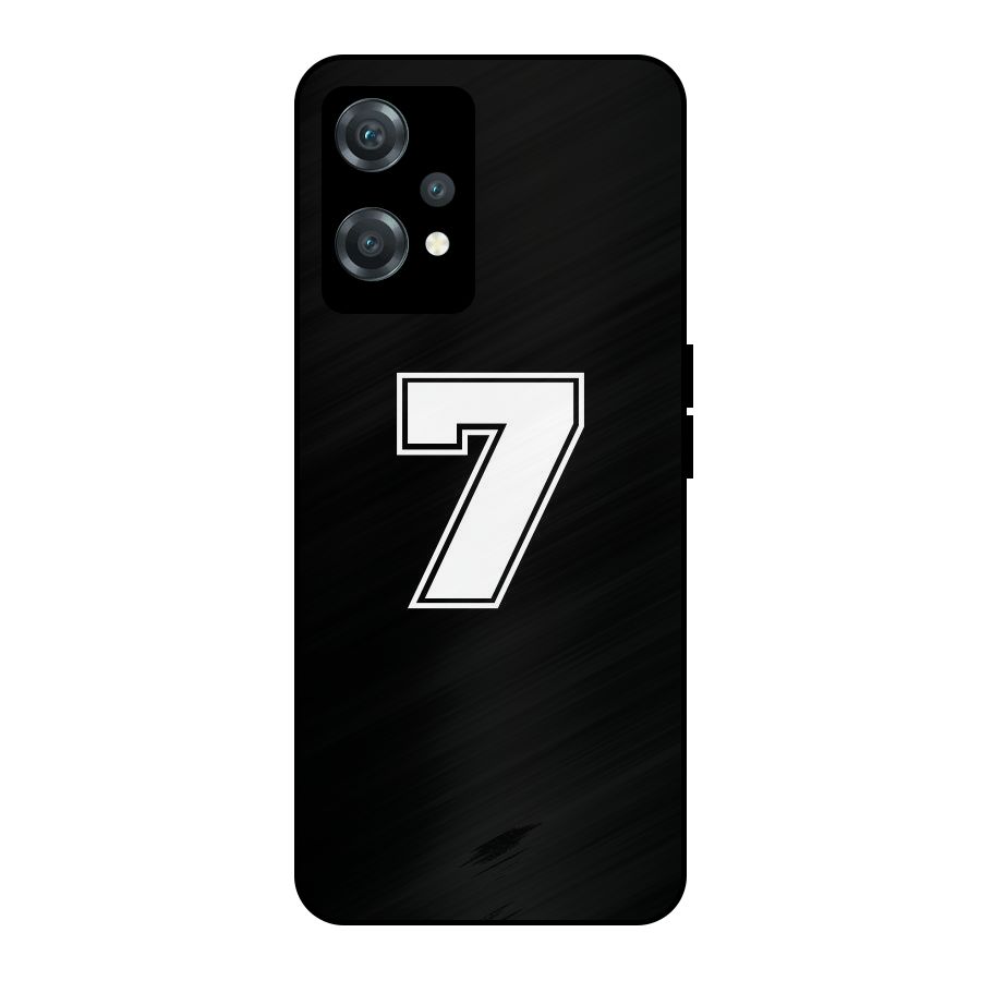 Number 7 Metal Back Case for OnePlus Nord CE 2 Lite 5G