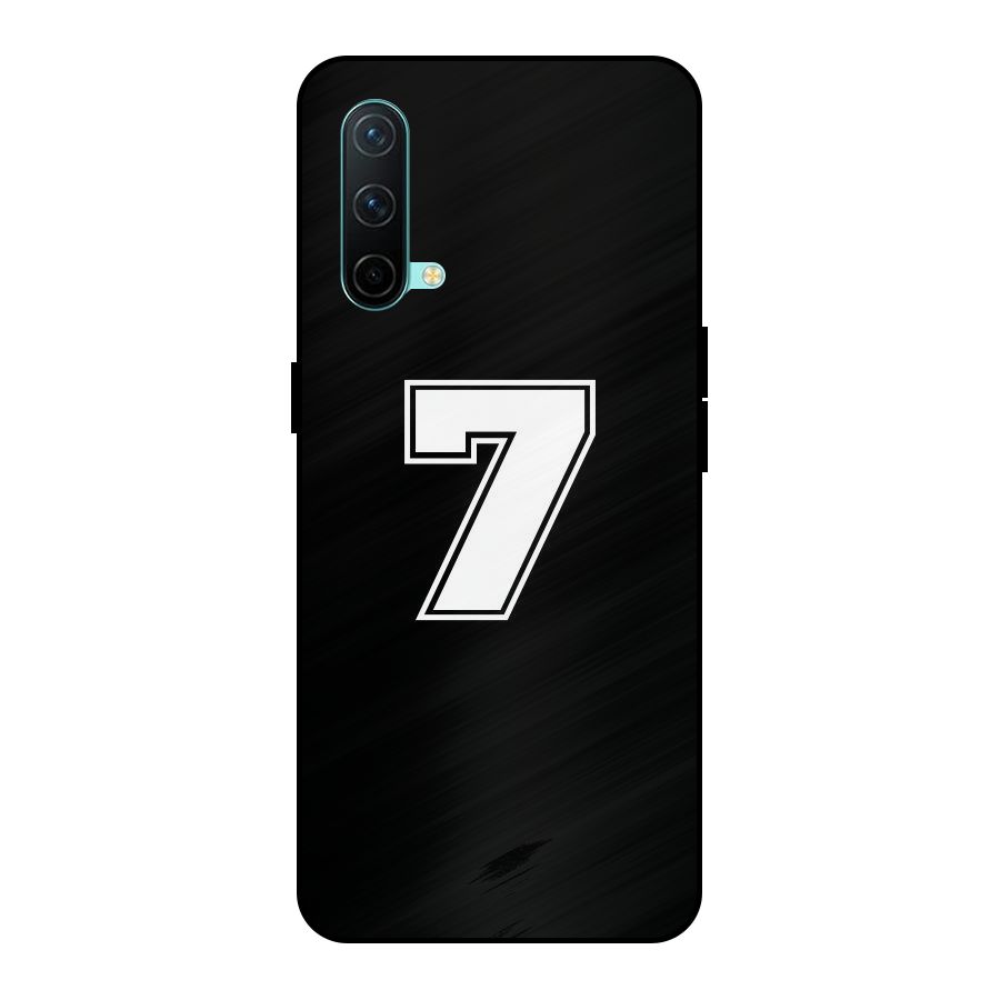 Number 7 Metal Back Case for OnePlus Nord CE 5G