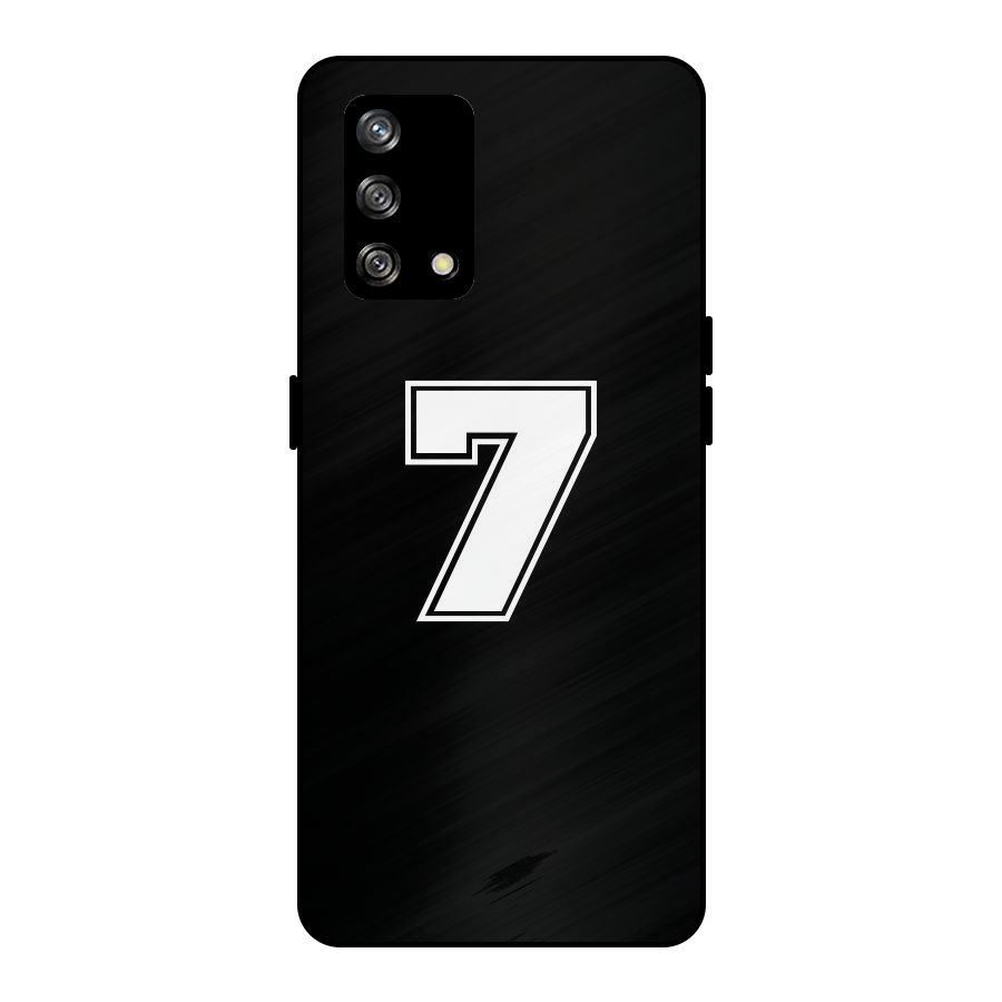 Number 7 Metal Back Case for Oppo F19