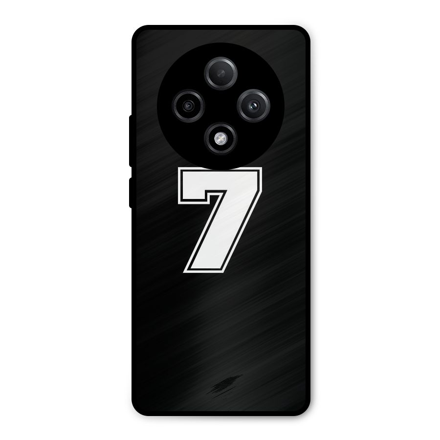 Number 7 Metal Back Case for Oppo F27 Pro Plus