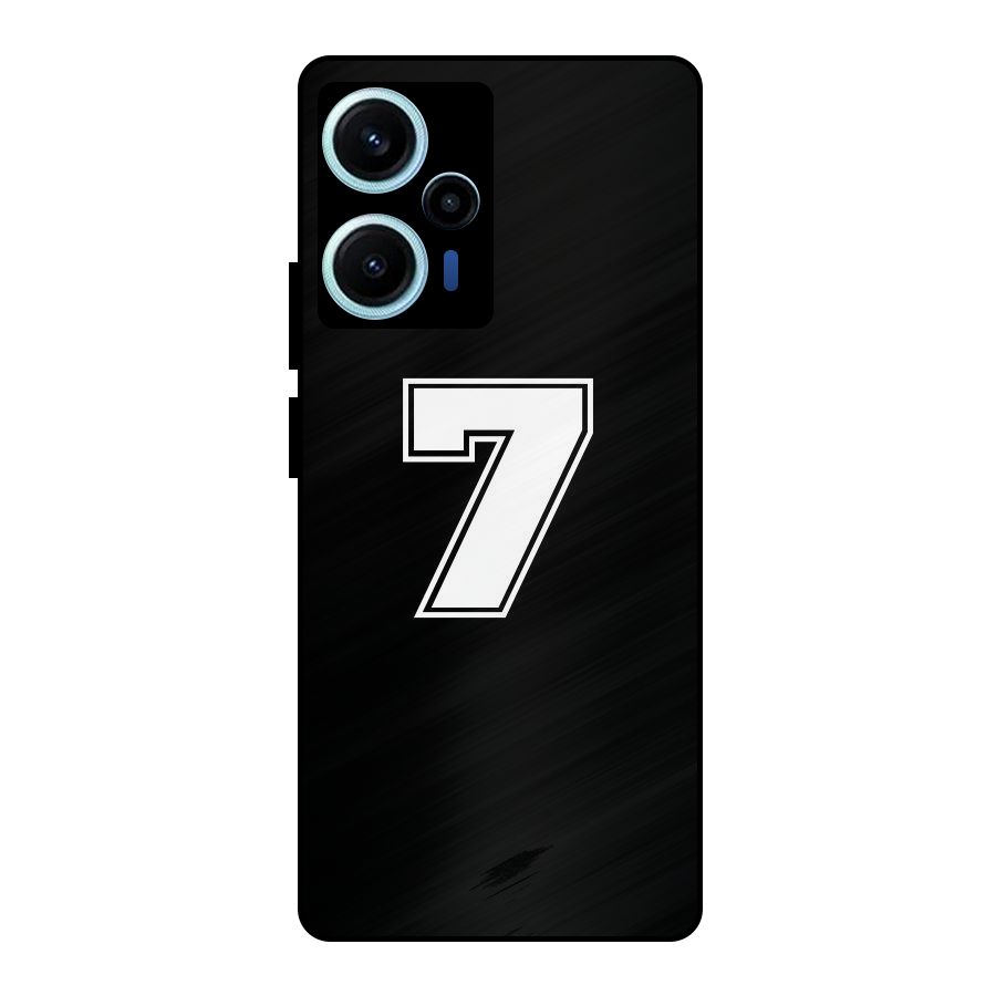 Number 7 Metal Back Case for Poco F5