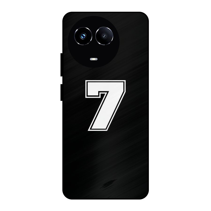 Number 7 Metal Back Case for Realme 11 5G