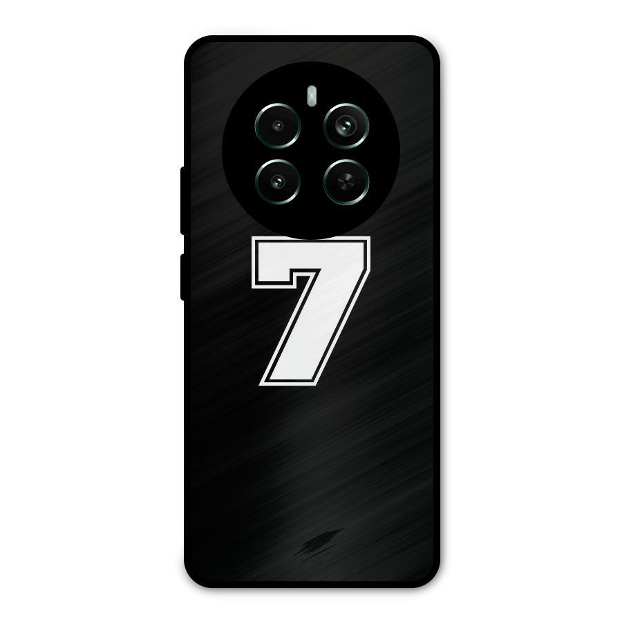 Number 7 Metal Back Case for Realme 12 Pro Plus