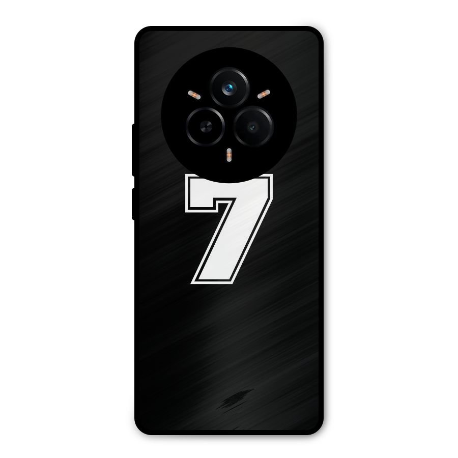 Number 7 Metal Back Case for Realme 14 Pro