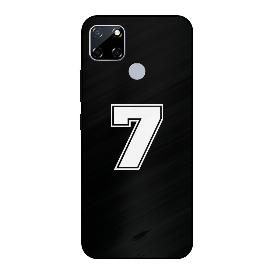 Number 7 Metal Back Case for Realme Narzo 30A