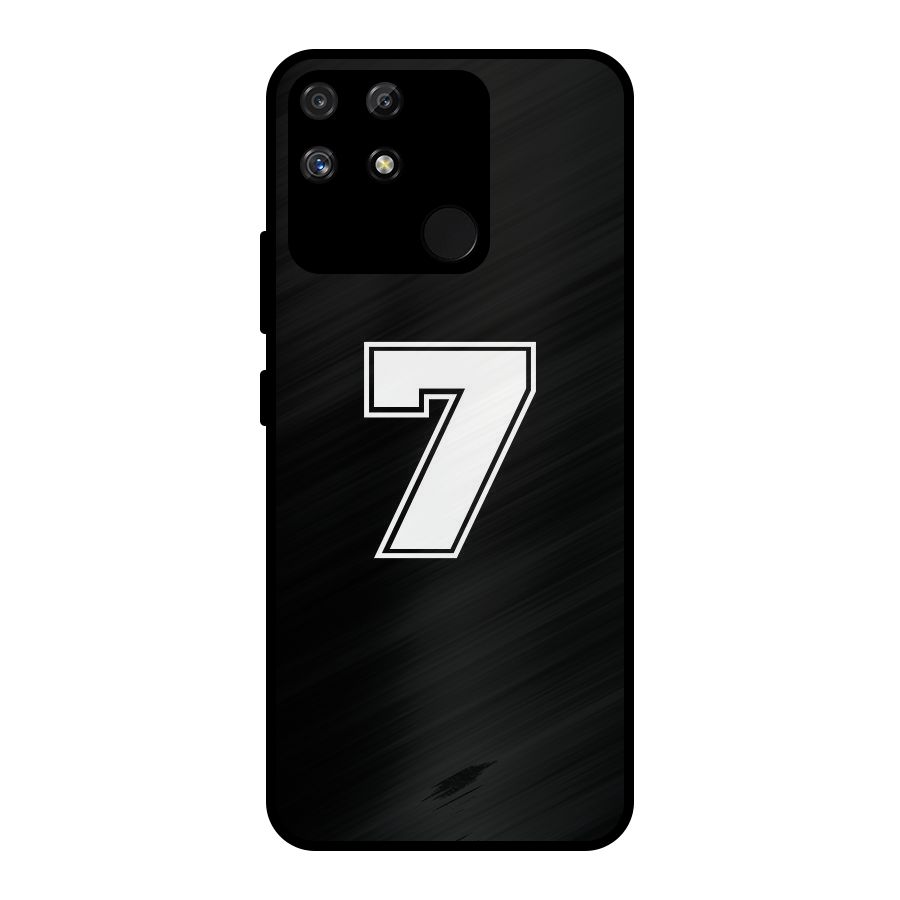 Number 7 Metal Back Case for Realme Narzo 50A