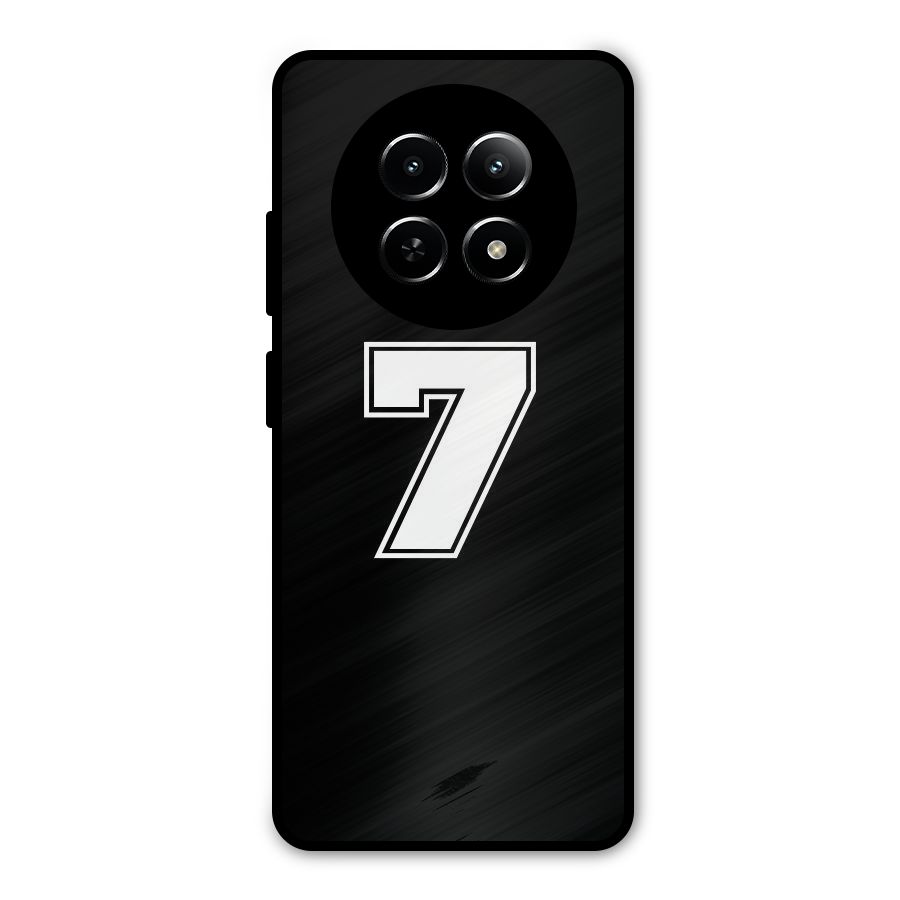 Number 7 Metal Back Case for Realme Narzo 70x 5G