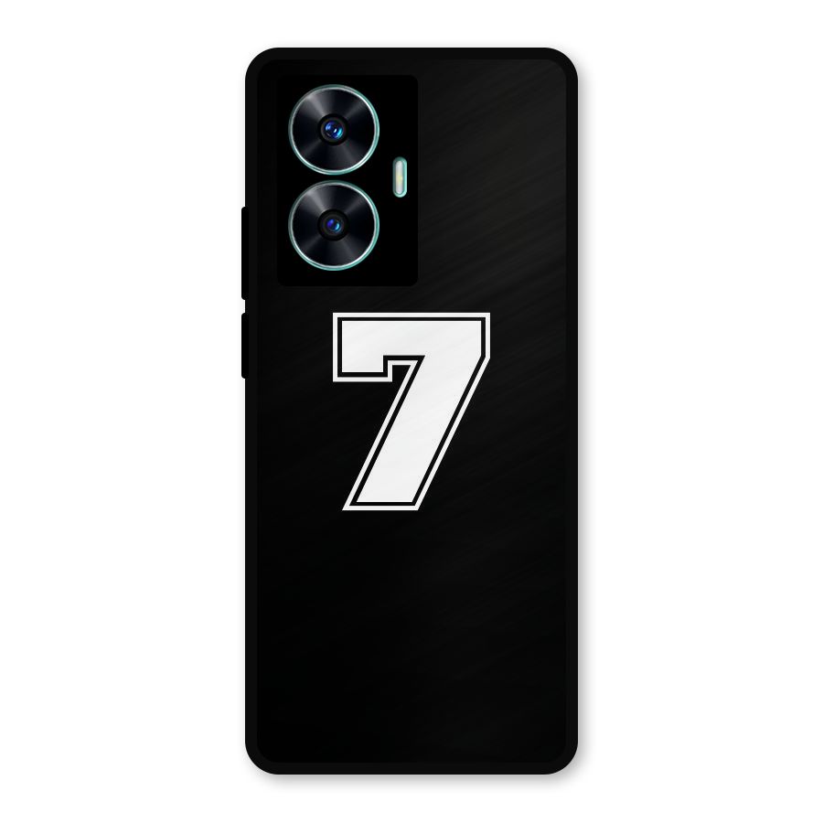 Number 7 Metal Back Case for Realme Narzo N55