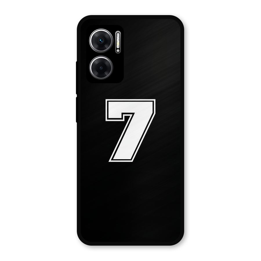 Number 7 Metal Back Case for Redmi 11 Prime 5G