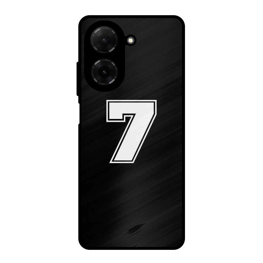 Number 7 Metal Back Case for Redmi A5 4G