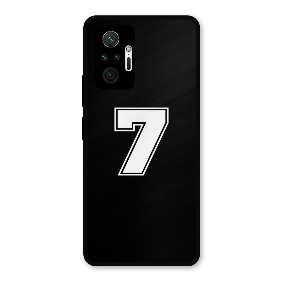 Number 7 Metal Back Case for Redmi Note 10 Pro