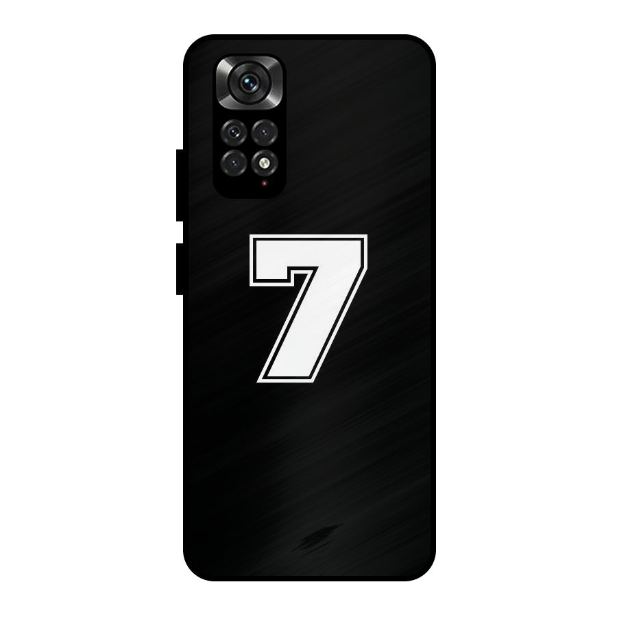 Number 7 Metal Back Case for Redmi Note 11 Pro Plus 5G