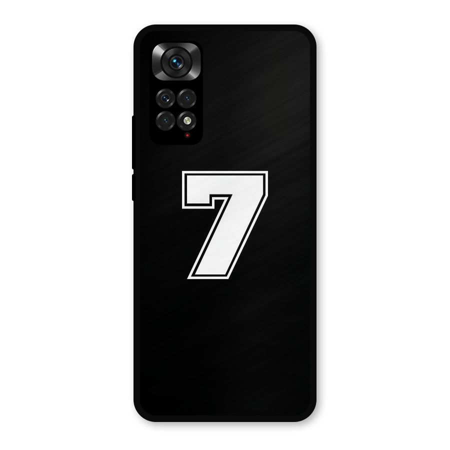 Number 7 Metal Back Case for Redmi Note 11s