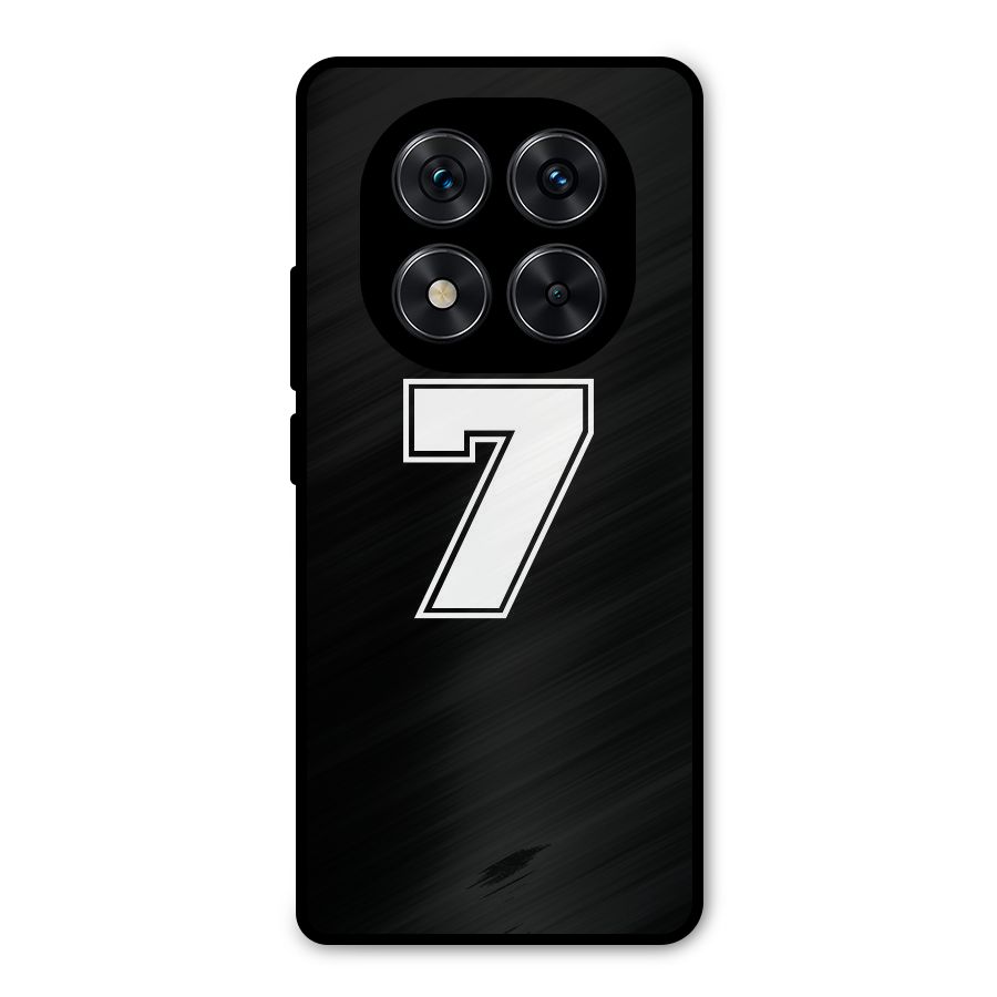 Number 7 Metal Back Case for Redmi Note 14 Pro 5G