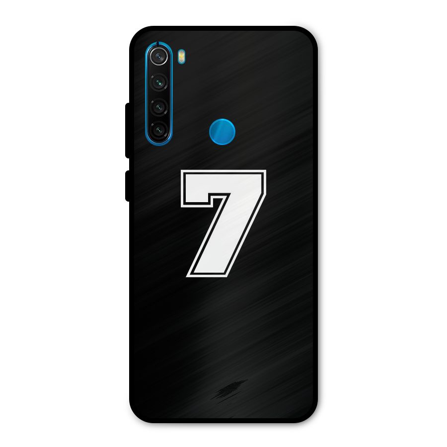 Number 7 Metal Back Case for Redmi Note 8