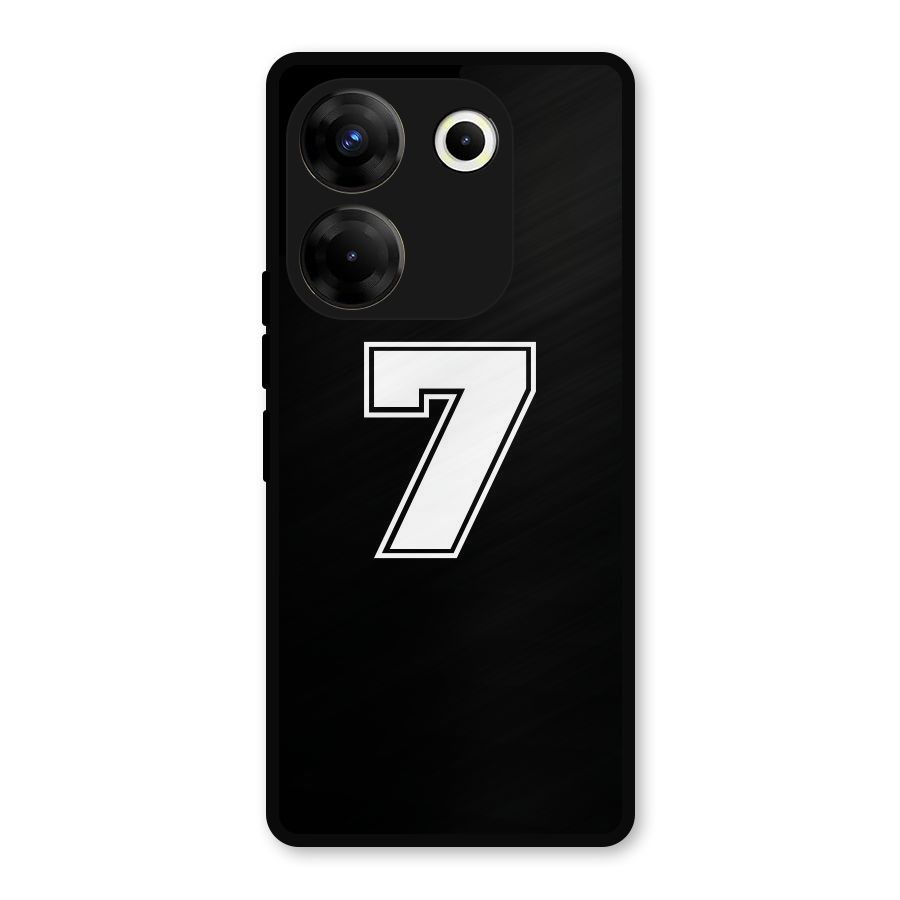 Number 7 Metal Back Case for Tecno Camon 20