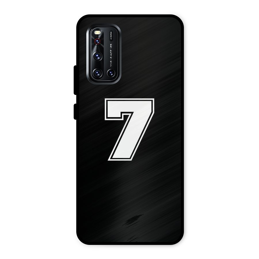 Number 7 Metal Back Case for Vivo V19