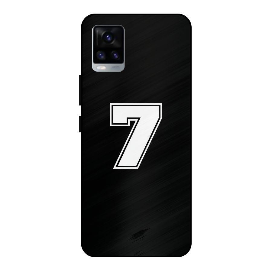 Number 7 Metal Back Case for Vivo V20 2021