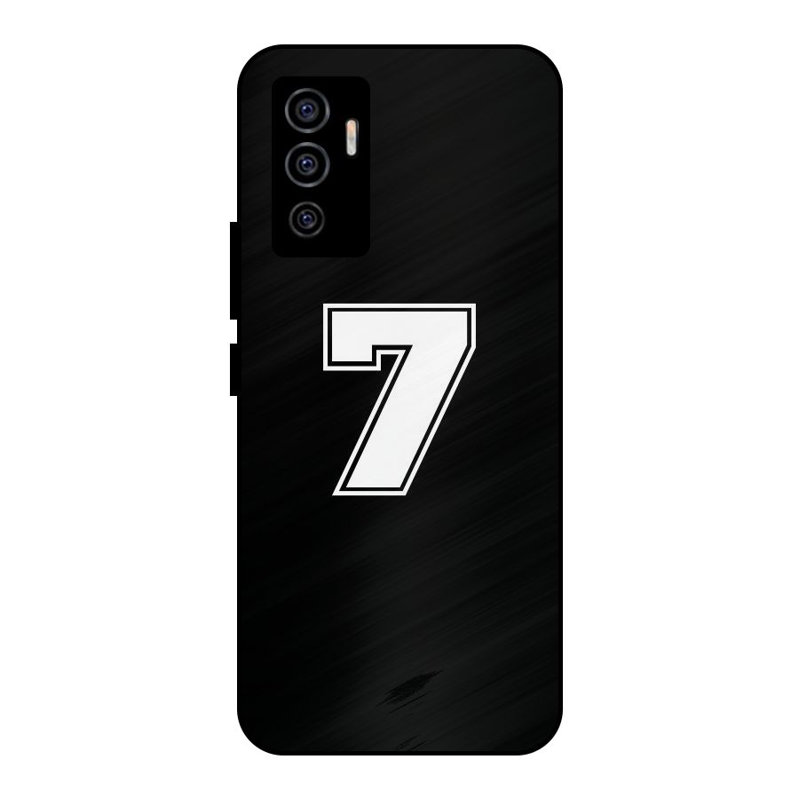 Number 7 Metal Back Case for Vivo V23e
