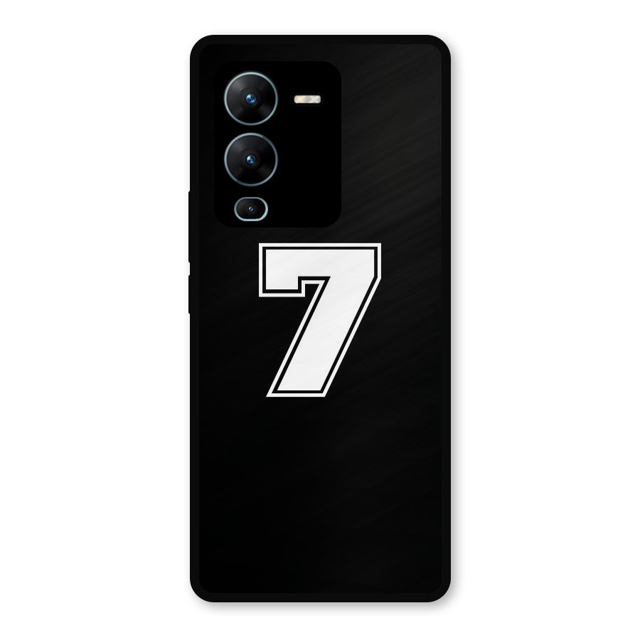 Number 7 Metal Back Case for Vivo V25 Pro
