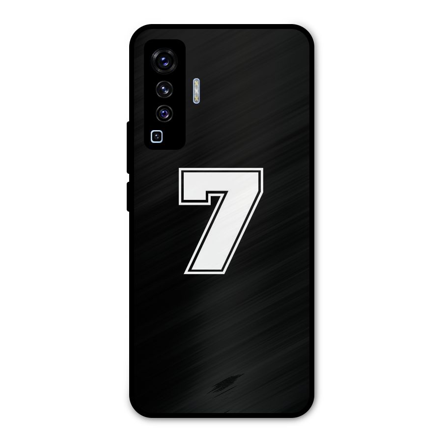 Number 7 Metal Back Case for Vivo X50