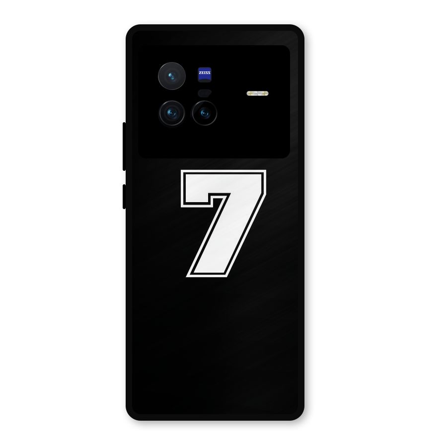 Number 7 Metal Back Case for Vivo X80