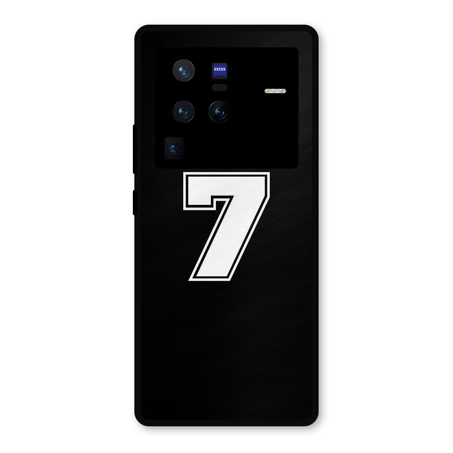 Number 7 Metal Back Case for Vivo X80 Pro