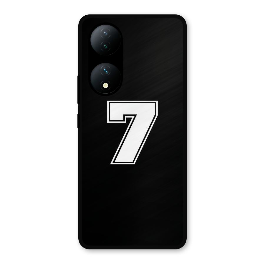 Number 7 Metal Back Case for Vivo Y100a