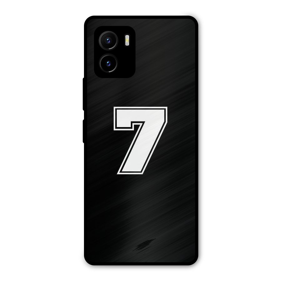 Number 7 Metal Back Case for Vivo Y15s