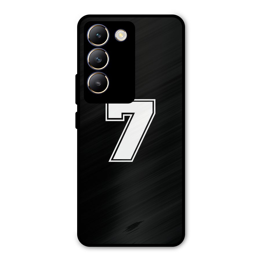 Number 7 Metal Back Case for Vivo Y200e