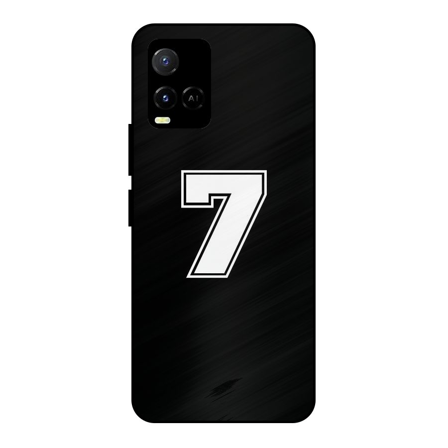Number 7 Metal Back Case for Vivo Y21T