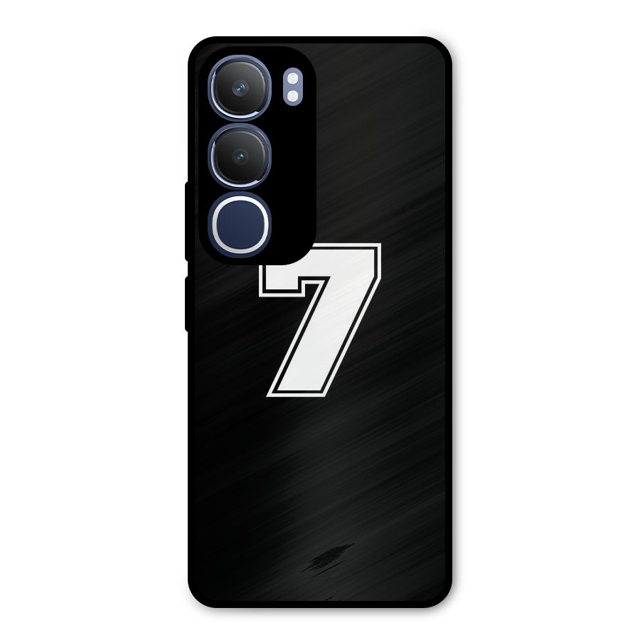 Number 7 Metal Back Case for Vivo Y29