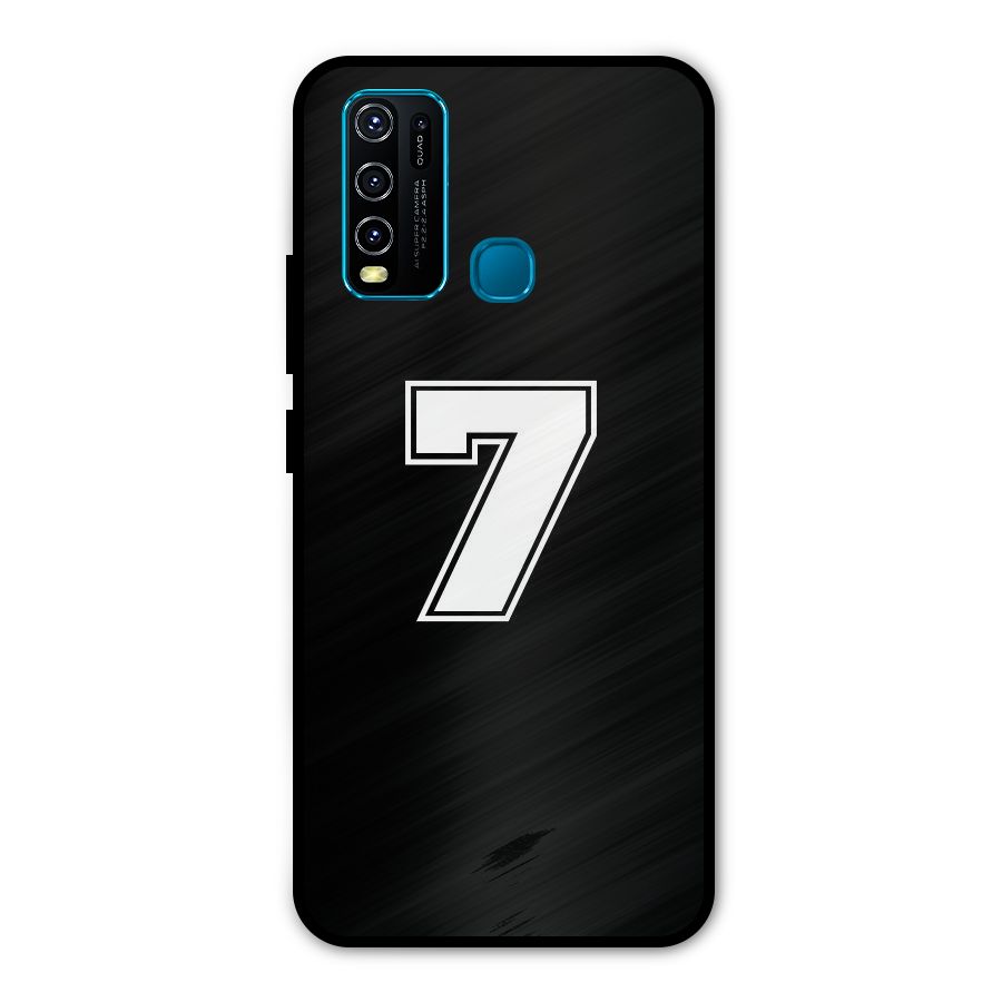 Number 7 Metal Back Case for Vivo Y30
