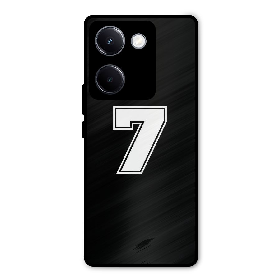 Number 7 Metal Back Case for Vivo Y300 Plus