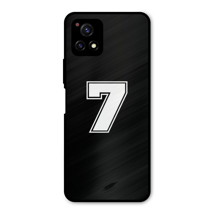 Number 7 Metal Back Case for Vivo Y72 5G