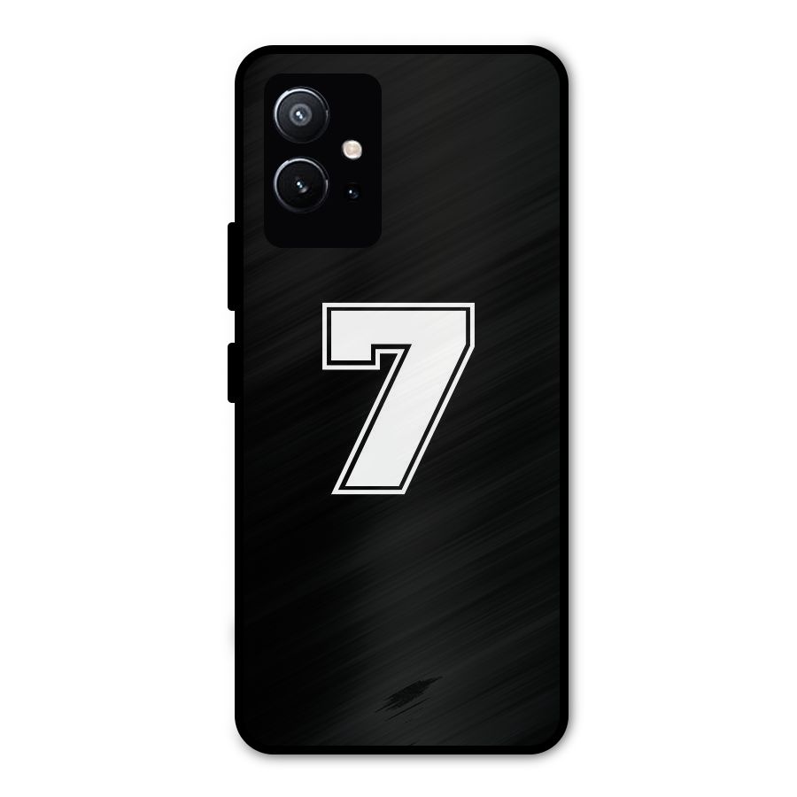 Number 7 Metal Back Case for Vivo Y75 5G