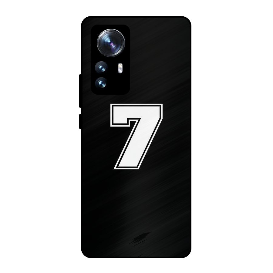 Number 7 Metal Back Case for Xiaomi 12 Pro