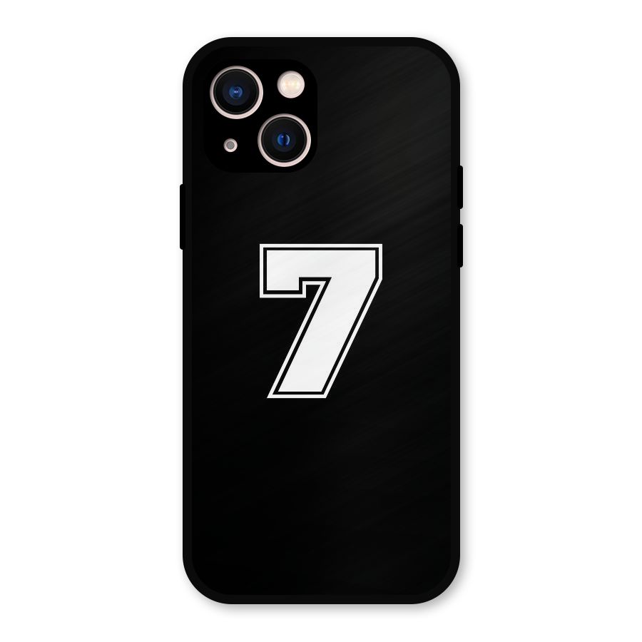 Number 7 Metal Back Case for iPhone 13