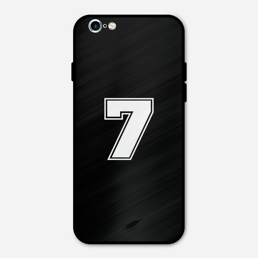 Number 7 Metal Back Case for iPhone 6 6s
