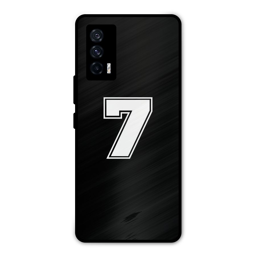 Number 7 Metal Back Case for iQOO 7 5G