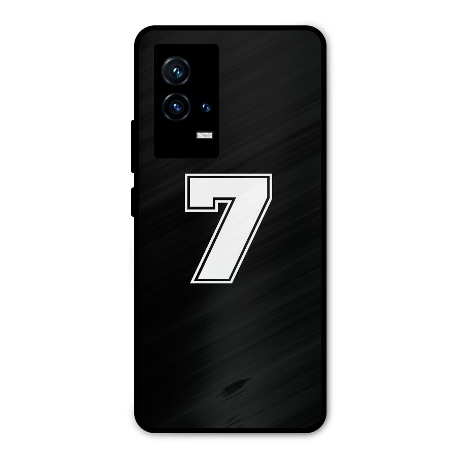 Number 7 Metal Back Case for iQOO 9 5G