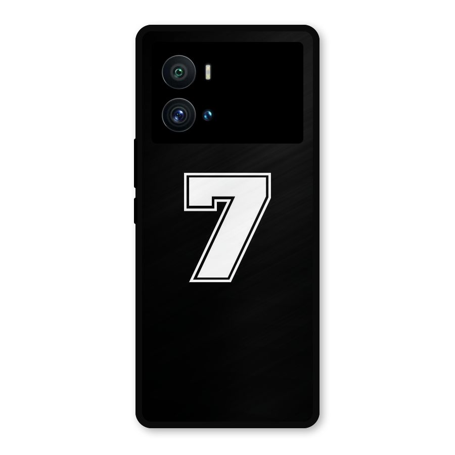Number 7 Metal Back Case for iQOO 9 Pro