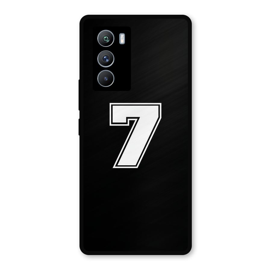 Number 7 Metal Back Case for iQOO 9 SE