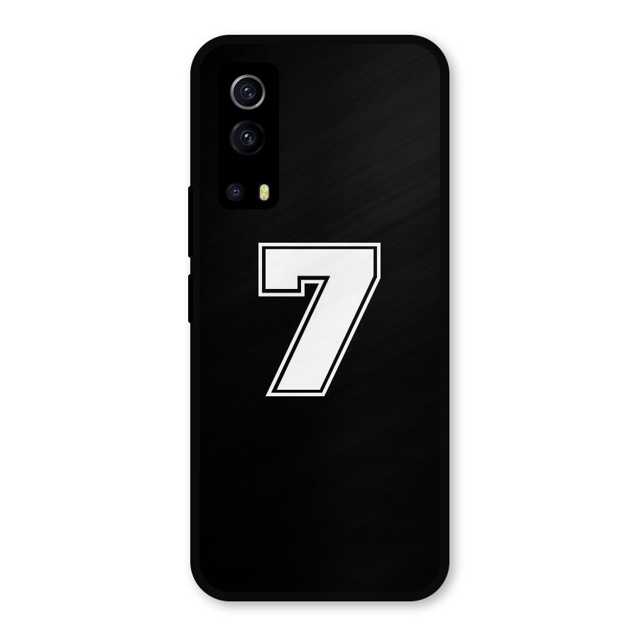 Number 7 Metal Back Case for iQOO Z3