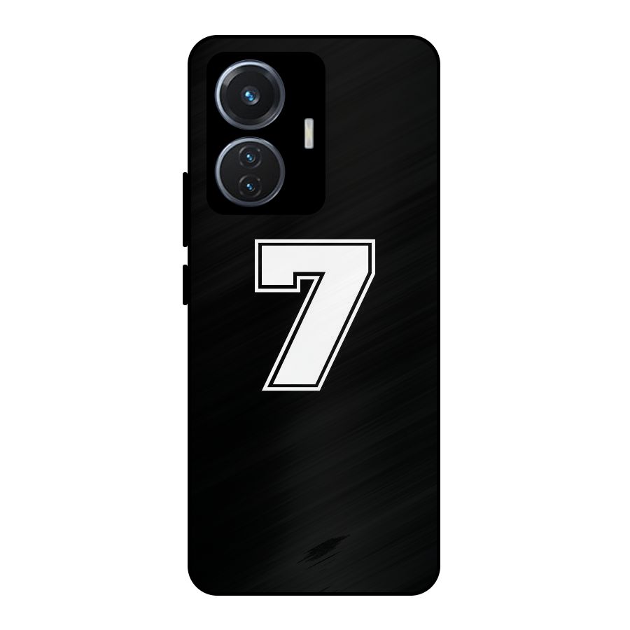 Number 7 Metal Back Case for iQOO Z6 44W