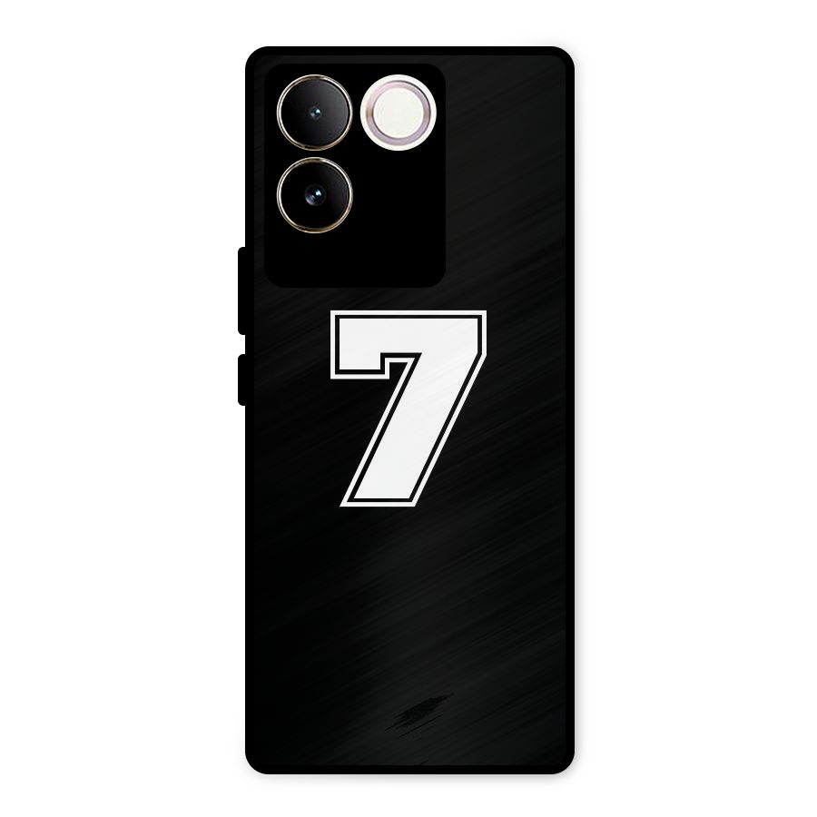Number 7 Metal Back Case for iQOO Z7 Pro