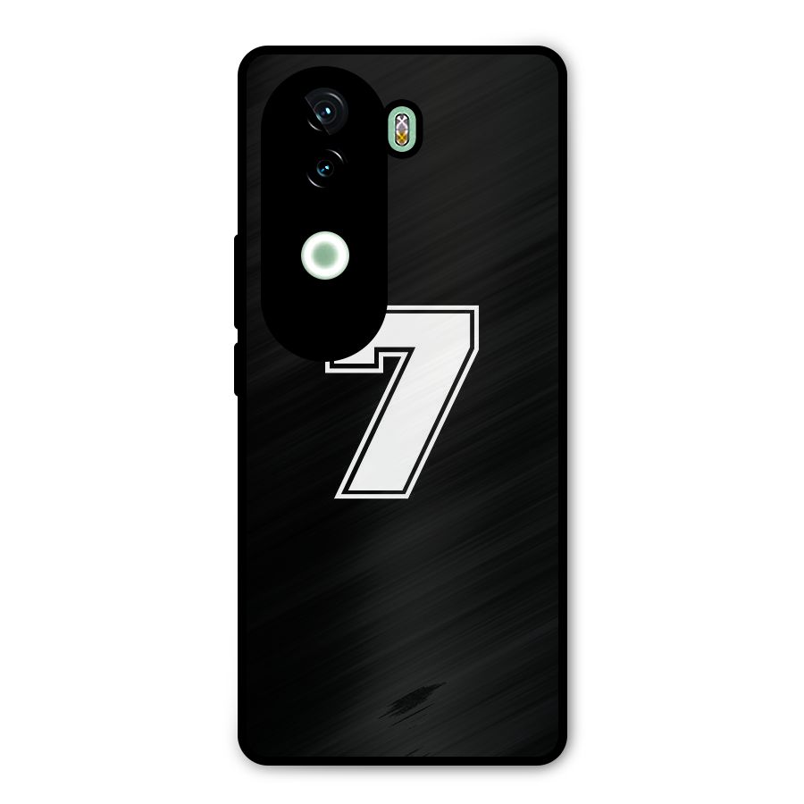 Number 7 Metal Back Case for iQOO Z9s